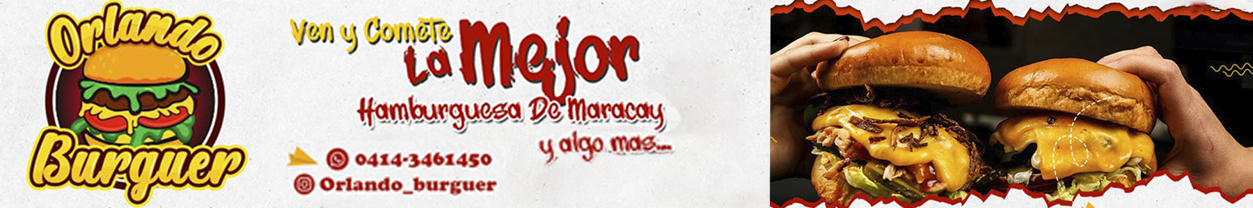 orlando burguer ven y como la mejor hamburguesa de maracay y algo mas